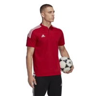 Tricouri polo adidas C22 barbati tm pwr rosu alb