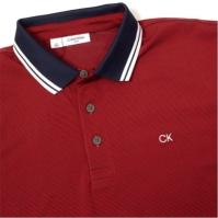 Tricouri Polo Calvin Klein Golf G Blade pentru Barbati intens rosu bleumarin