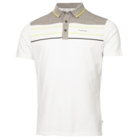 Tricouri Polo Calvin Klein Golf Fairway pentru Barbati alb gri