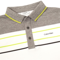 Tricouri Polo Calvin Klein Golf Fairway pentru Barbati alb gri