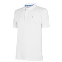 Tricouri Polo Calvin Klein Golf Golf bumbac pentru Barbati alb