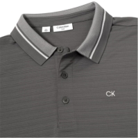 Tricouri Polo Calvin Klein Golf Whisper pentru Barbati gri carbune