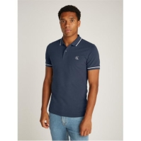 Tricouri Polo Calvin Klein Jeans Slim bleumarin