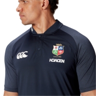 Tricouri Polo Canterbury British and Irish Lions 2024 pentru adulti inchis albastru