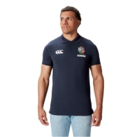 Tricouri Polo Canterbury British and Irish Lions 2024 pentru adulti inchis albastru