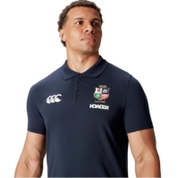 Tricouri Polo Canterbury British and Irish Lions 2024 pentru adulti inchis albastru