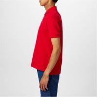 Tricouri Polo COMME DES GARCONS PLAY Embroidered Logo rosu