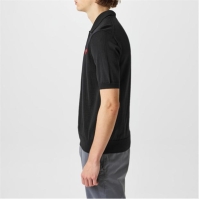 Tricouri Polo COMME DES GARCONS PLAY Heart Patch Wool negru