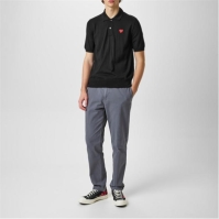 Tricouri Polo COMME DES GARCONS PLAY Heart Patch Wool negru