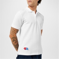 Tricouri Polo COMME DES GARCONS PLAY Space Heart alb