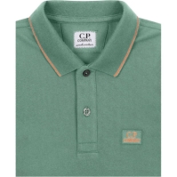 Tricouri Polo CP COMPANY Logo pentru baieti verde bay