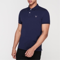 Tricouri Polo Gant Original Pique bleumarin