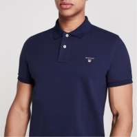 Tricouri Polo Gant Original Pique bleumarin