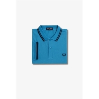 Tricouri Polo Fred Perry maneca scurta Twin Tipped albastru bleumarin v35