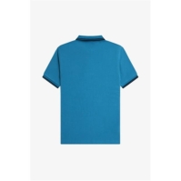 Tricouri Polo Fred Perry maneca scurta Twin Tipped albastru bleumarin v35