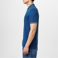 Tricouri Polo Fred Perry maneca scurta Twin Tipped albastru t47