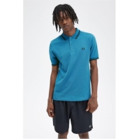 Tricouri Polo Fred Perry maneca scurta Twin Tipped bay albastru bleumarin