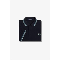 Tricouri Polo Fred Perry maneca scurta Twin Tipped bleumarin albastru s37