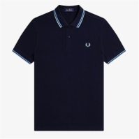 Tricouri Polo Fred Perry maneca scurta Twin Tipped bleumarin albastru s37