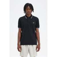 Tricouri Polo Fred Perry maneca scurta Twin Tipped bleumarin albastru v24