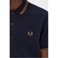 Tricouri Polo Fred Perry maneca scurta Twin Tipped bleumarin r63