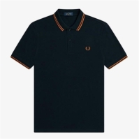 Tricouri Polo Fred Perry maneca scurta Twin Tipped bleumarin r63