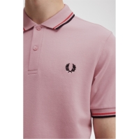 Tricouri Polo Fred Perry maneca scurta Twin Tipped chalky roz r69