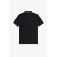 Tricouri Polo Fred Perry maneca scurta Twin Tipped negru sstone