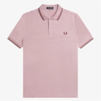 Tricouri Polo Fred Perry maneca scurta Twin Tipped pudrat roz s51