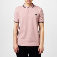 Tricouri Polo Fred Perry maneca scurta Twin Tipped pudrat roz t89