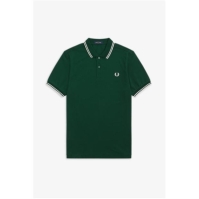 Tricouri Polo Fred Perry maneca scurta Twin Tipped verde