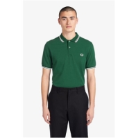 Tricouri Polo Fred Perry maneca scurta Twin Tipped verde