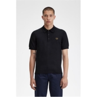 Tricouri polo Fred Perry tricot maneca scurta bleumarin