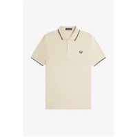 Tricouri Polo Fred Perry Twin Tipped bej alb negru