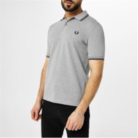 Tricouri Polo Fred Perry Twin Tipped gri u39