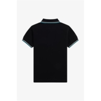 Tricouri Polo Fred Perry Twin Tipped negru alb verde