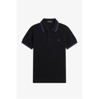 Tricouri Polo Fred Perry Twin Tipped negru bleumarin t46