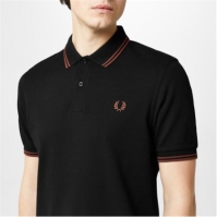 Tricouri Polo Fred Perry Twin Tipped negru u35