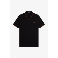 Tricouri Polo Fred Perry Twin Tipped negru u35