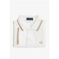 Tricouri Polo Fred Perry Twin Tipped snow bej u83