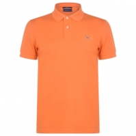 Tricouri Polo Gant Original cu Maneca Scurta Rugger portocaliu