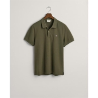 Tricouri Polo Gant Shield Piqué verde