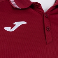 Tricouri polo Joma Campus III visiniu cu maneca scurta rosu burgundy