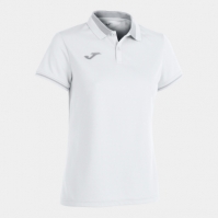 Tricouri polo Joma Championship Vi cu Maneca Scurta alb gri