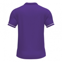 Tricouri polo Joma Championship VI maneca scurta mov alb violet