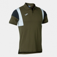 Tricouri polo Joma Confort III maneca scurta kaki