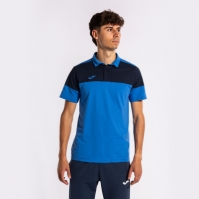 Tricouri polo Joma Crew V maneca scurta Royal bleumarin albastru roial