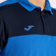 Tricouri polo Joma Crew V maneca scurta Royal bleumarin albastru roial