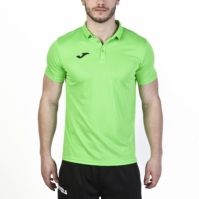 Tricouri Polo Joma verde Fluor cu maneca scurta fosforescent