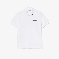 Tricou Tricouri polo Lacoste Embroidered alb